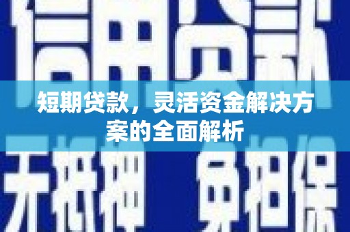 源汇短期贷款，灵活资金解决方案的全面解析