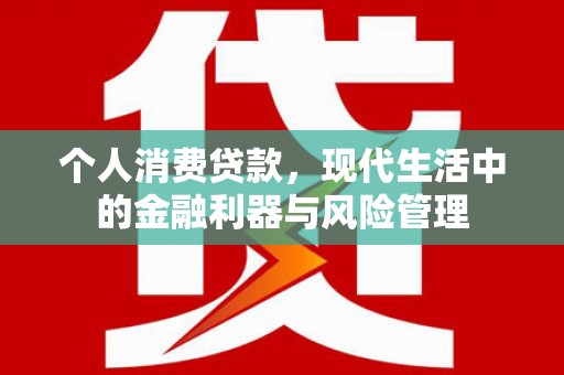 源汇个人消费贷款，现代生活中的金融利器与风险管理