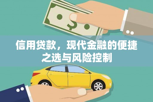 源汇信用贷款，现代金融的便捷之选与风险控制