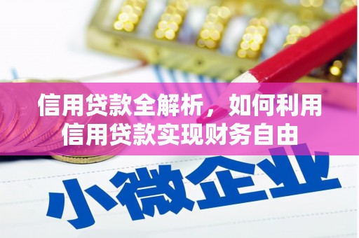 源汇信用贷款全解析，如何利用信用贷款实现财务自由